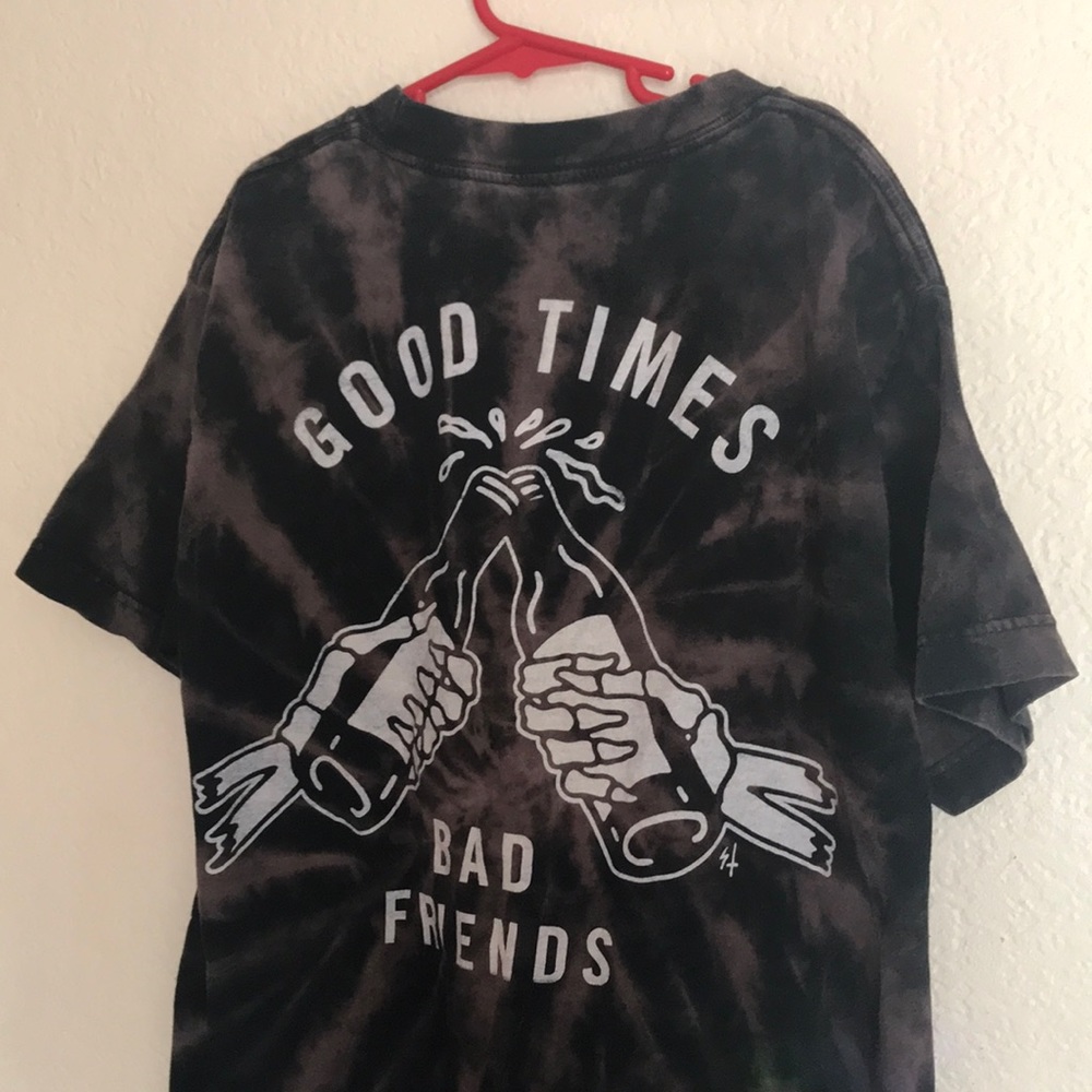 Sketchy Tank “Good Times Bad Friends” Tee